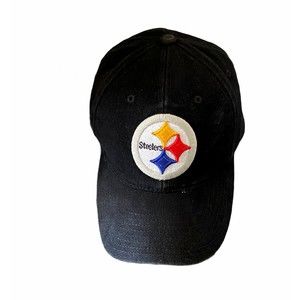 Pittsburg Steelers NFL Reebok Adjustable Hat Embroidered Logo Black